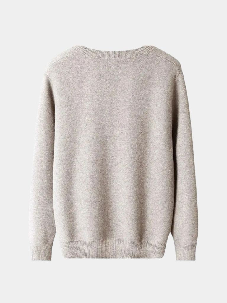 100% Merino Wool V Neck Knitwear Cardigan Sweater - Dalton & Rowe