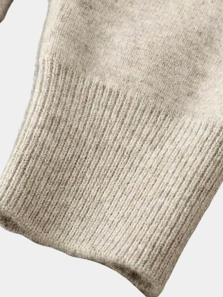 100% Merino Wool V Neck Knitwear Cardigan Sweater - Dalton & Rowe